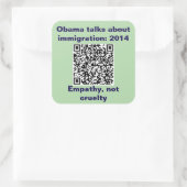 Aufkleber, Blatt mit sechs 3 Zoll Aufkleber (Tasche)