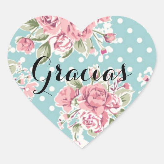 aufkleber blumen Herz (Vorderseite)