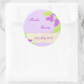 Aufkleber - Blumenbündel - Lavendel und Limon (Tasche)