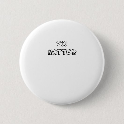 Aufkleber "Bold Statement Art" Button (Vorderseite)