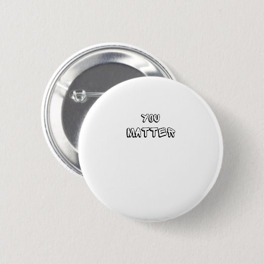 Aufkleber "Bold Statement Art" Button (Vorne & Hinten)