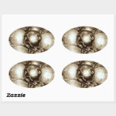 Aufkleber "Bronze Sparkle" (Blatt)