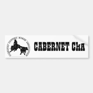Aufkleber Cabernet CHA Blanc Autoaufkleber
