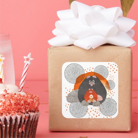 Aufkleber CATZ PAJAMAZ in 2 Größen (Party)