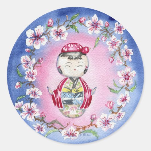 Aufkleber "Cherry Blossom" (Vorderseite)