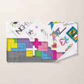 Aufkleber [CMYK/RNBW] Handtuch Badhandtuch Set (Handtuch)