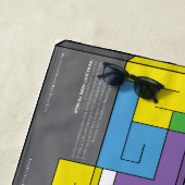 Aufkleber [CMYK/RNBW] Strandtuch (Beispiel)