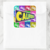 Aufkleber "Coloring California 2" (Tasche)