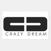 Aufkleber "CRAZY DREAM" (Vorderseite)