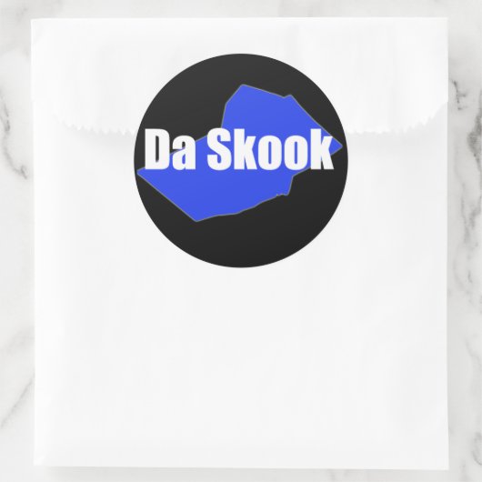 Aufkleber DA Skook (Tasche)