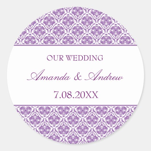 Aufkleber ~ Damasstreifen 12 (Vorderseite)