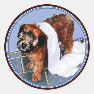 Aufkleber: "Das war nicht ich!" Runder Aufkleber