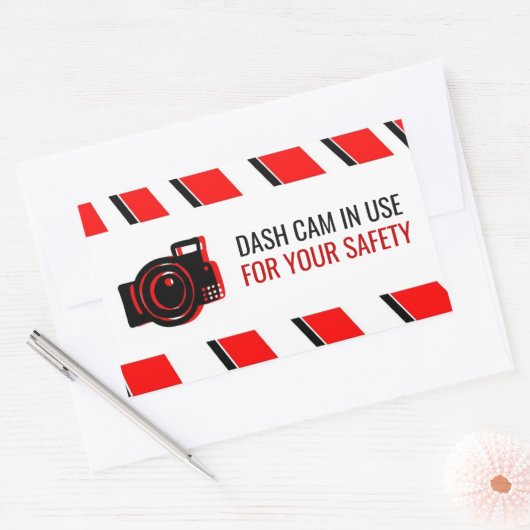 Aufkleber "Dash Cam in Use" (Umschlag)