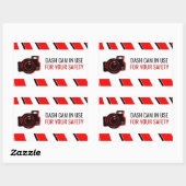 Aufkleber "Dash Cam in Use" (Blatt)