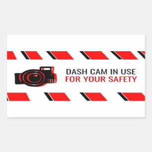 Aufkleber "Dash Cam in Use"