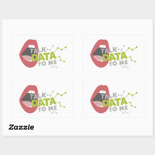 Aufkleber - Daten mit mir besprechen (Blatt)