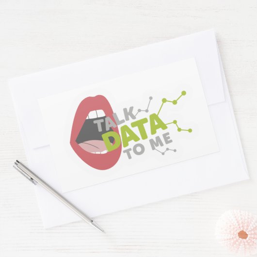 Aufkleber - Daten mit mir besprechen (Umschlag)