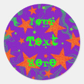 Aufkleber "Dein Text" mit Rechtschreibung (Vorderseite)