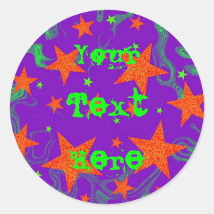 Aufkleber "Dein Text" mit Rechtschreibung