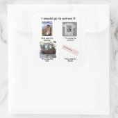 Aufkleber der Cheesecake-Schule (Tasche)