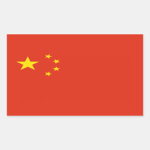 Aufkleber der chinesischen Flagge