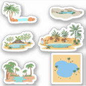 Aufkleber der Desert Oasis (Vorderseite)