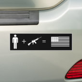 Aufkleber der Freiheits-AR15 Autoaufkleber (Auf Auto)