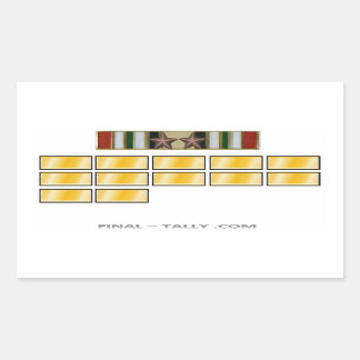 Aufkleber der Irak 12-monatig mit Kampagnen-Stern