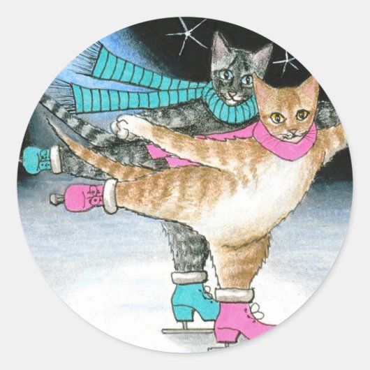 Aufkleber der Katze 437 (Vorderseite)