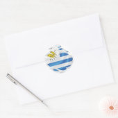 Aufkleber der klassischen Flagge der Uruguay-Runde (Umschlag)
