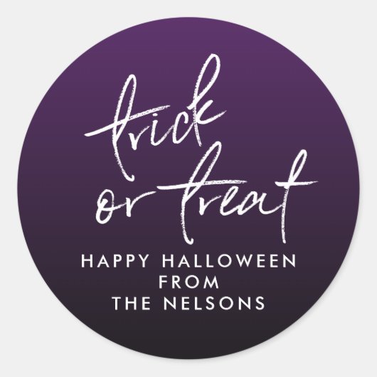 Aufkleber der Leckerei Halloween (Vorderseite)