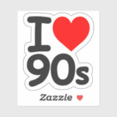 Aufkleber der Liebe 90er (Blatt)