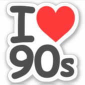 Aufkleber der Liebe 90er (Vorderseite)
