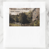 Aufkleber der pastoralen Bibliothek Buchzeichen (Tasche)