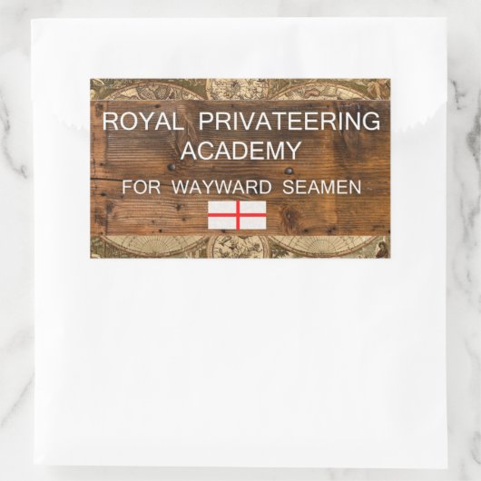 Aufkleber der Royal Privateering Academy OFMD (Tasche)