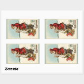 Aufkleber der Santa-Liste (Blatt)