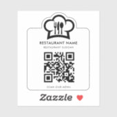Aufkleber des benutzerdefinierten QR-Codes (Blatt)