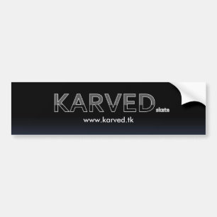 Aufkleber des Karved Marken-Skateboards Bumper/TAG Autoaufkleber
