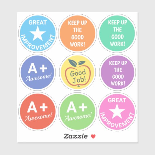 Aufkleber des Lehrers (Blatt)