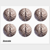 Aufkleber des menschlichen Gehirns (Blatt)