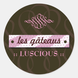 Aufkleber des ROSAS 311-LUSCIOUS u. der SCHOKOLADE