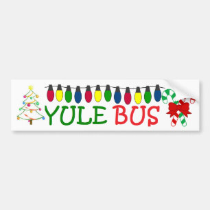 Aufkleber des Weihnachten-Bus-Dekos 2 Autoaufkleber