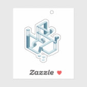 Aufkleber - Design 1 (Blatt)