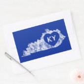 Aufkleber, die ich Liebe Kentucky Staat verwendet Rechteckiger Aufkleber (Umschlag)