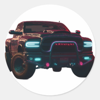 Aufkleber Dodge TRX Neon Truck