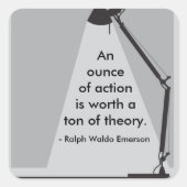 Aufkleber "Eine Unze Action" (Vorderseite)