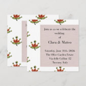 Aufkleber Einladung (Vorne/Hinten)