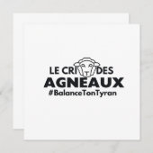 Aufkleber Einladung (Vorne/Hinten)