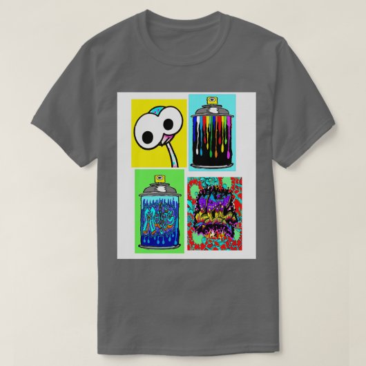 Aufkleber Emu-Graffiti T-Shirt (Design vorne)