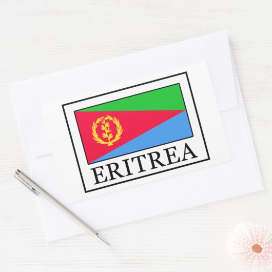 Aufkleber Eritrea (Umschlag)